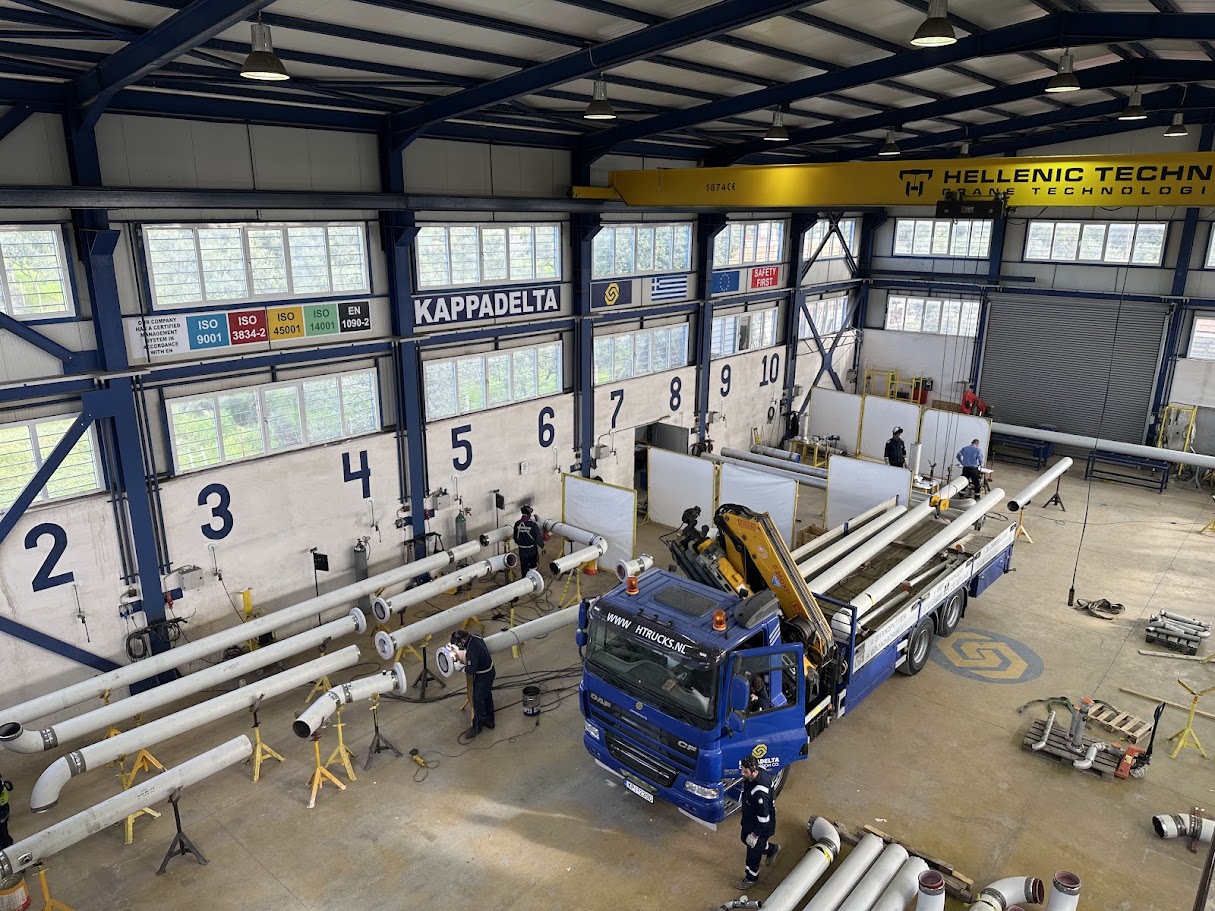 KappaDelta workshop — piping prefabrication
